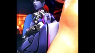 Widowmaker gets anal massage