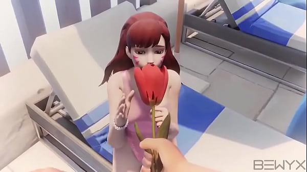 DVA Blowjob And Riding Her Overwatch 3D Animation Anime Sex