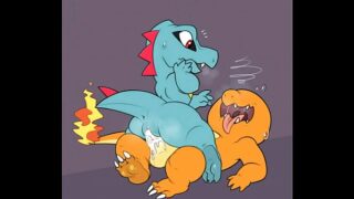 Pokefuckship #1 –totodile x charmander – animals