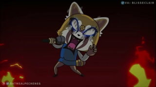 Retsuko and Washimi in AGGRETSUKO