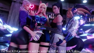 KDA SEDUCING THE NEW MANAGER – Yuri/Lesbian Turn to Threesome -3D-SFMBY-FaithBellNTR