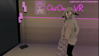 Horny Cat Girl Humps her Pillow until she Cums [intense Moaning, VRchat Erp, 3D Hentai] Preview