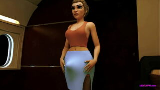 FUTA BOSS Fucks Hot Stewardess (ENG Voices)