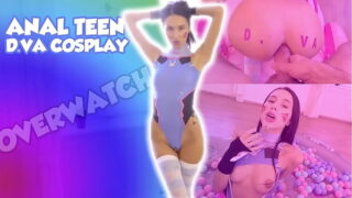 Anal Teen is ravaged DVA cosplay Double dildo Flexible Teen – Trailer #03 Alyssa Bounty