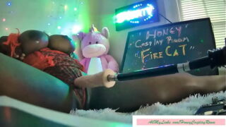 HONEY COSPLAY ROOM – FIRE CAT —  SexMachine Fucks so Good