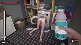 Complete Gameplay – Stepmom got stuck in the Washing Machine