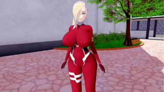 Ino Big ass Zero Two cosplay hentai animation game 3d