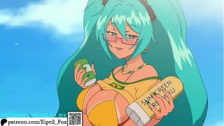 Thicc Brazilian Miku want to be Creampied on a Beach – Hatsune Miku Hentai 4K